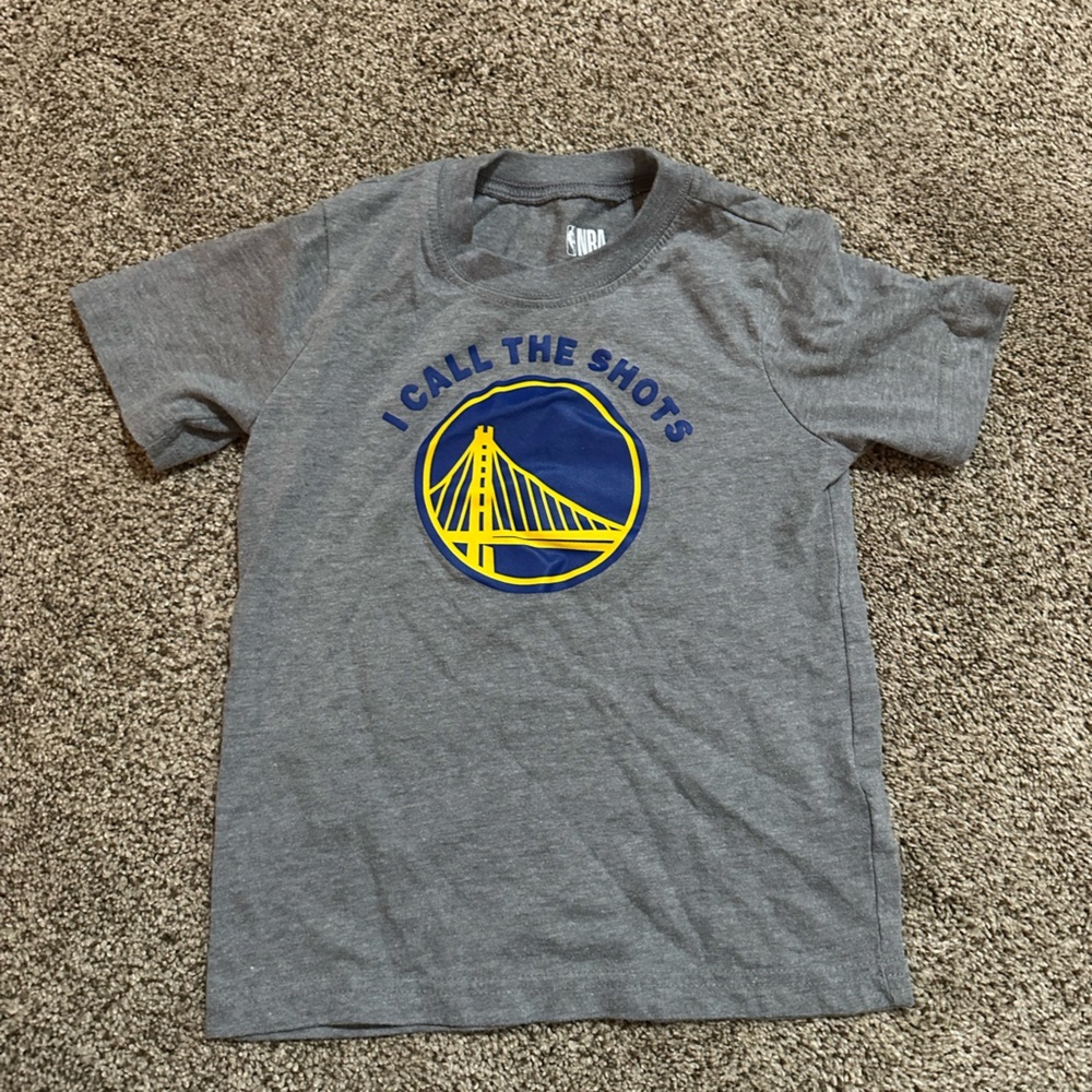 Gray Kids Golden State Warriors T-Shirt